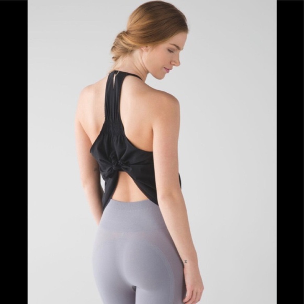 lululemon free spirit tank size 8 black